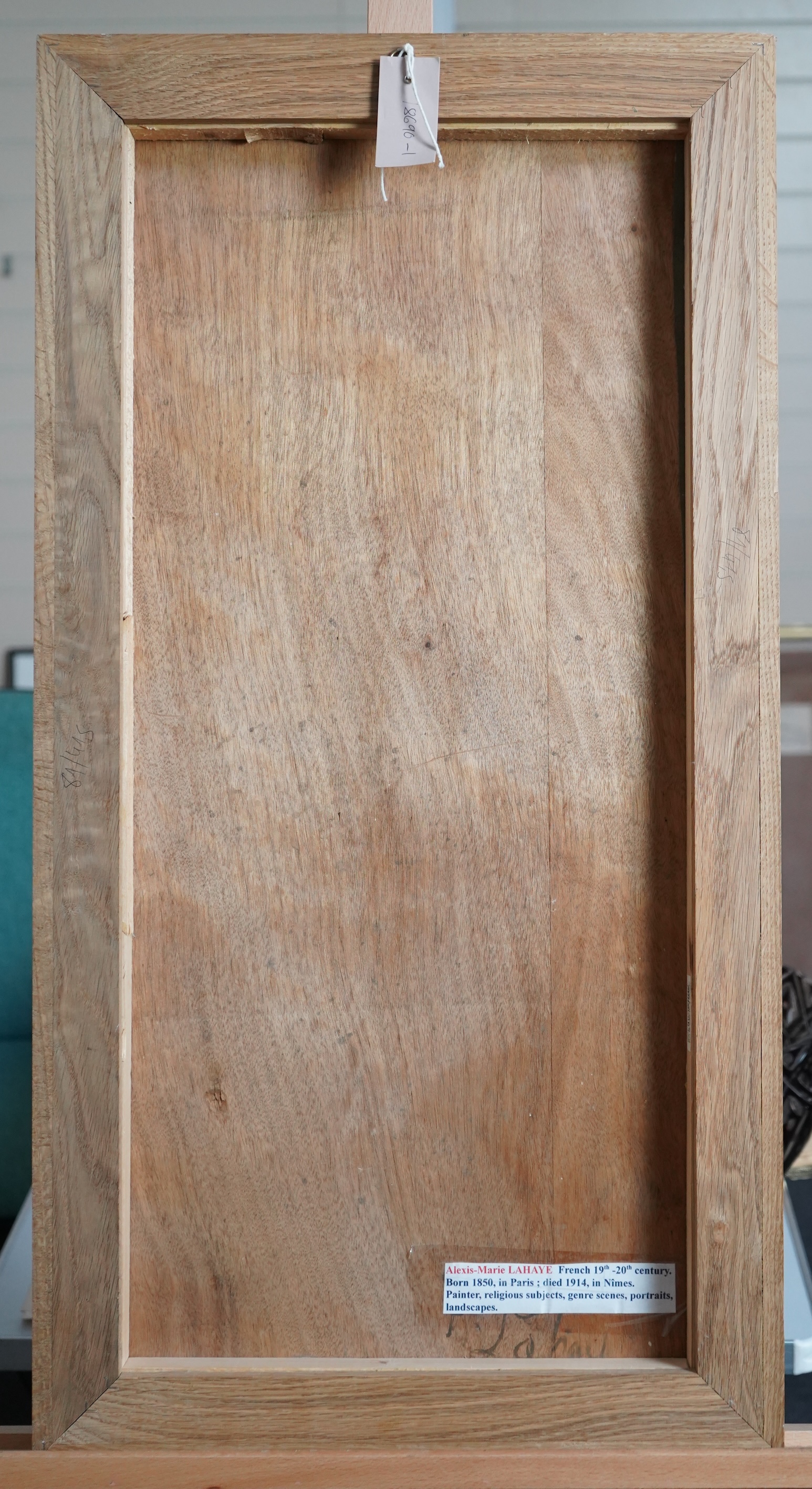 Alexis Marie Lahaye, French 1850-1914, Full-length nude study